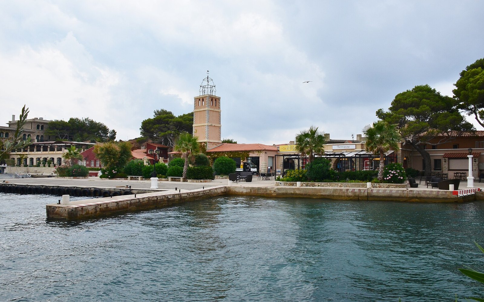 The port of Ile de Bendor, the private island off Bandol now home to Zannier Ile de Bendor
