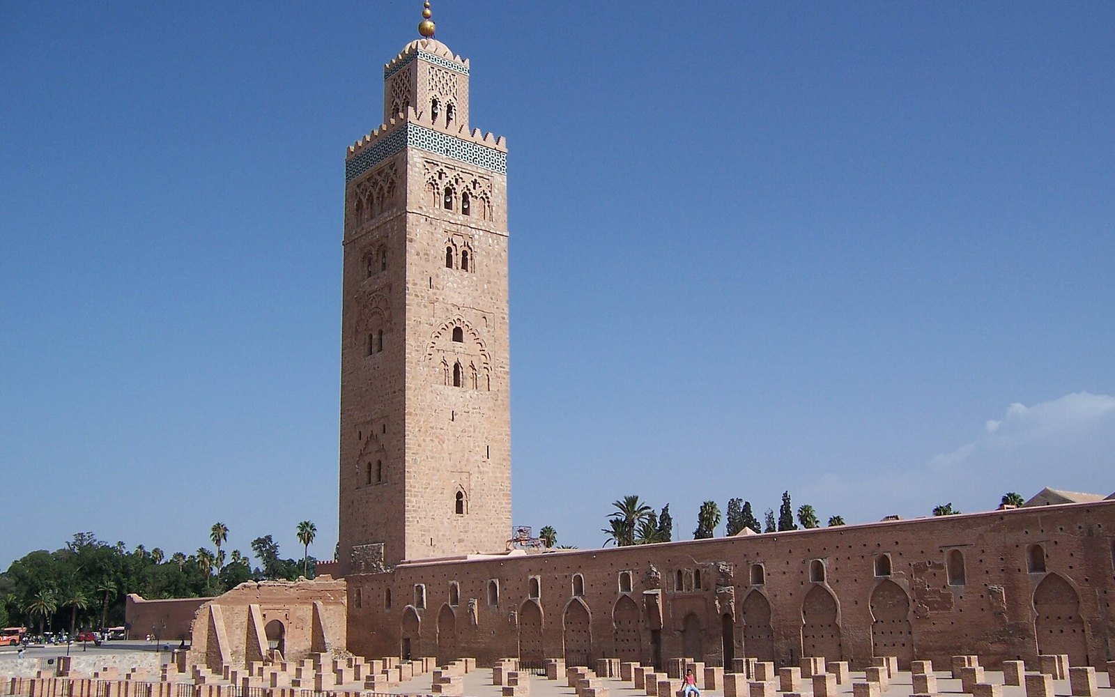 The Koutoubia Mosque rising above Marrakech