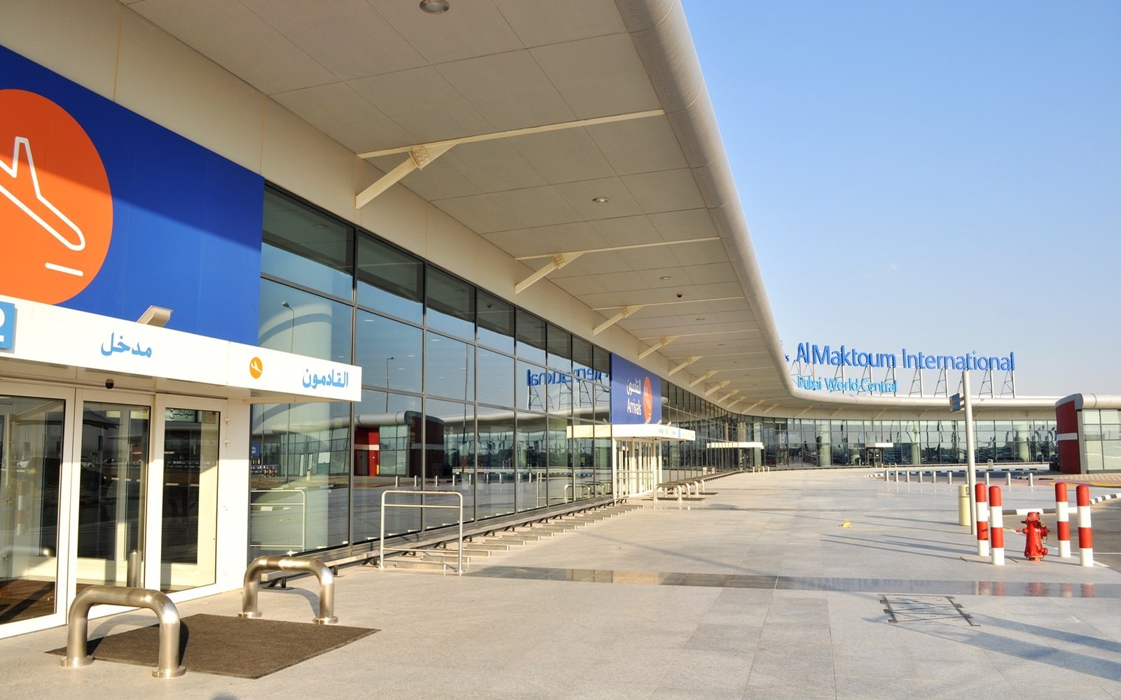 The existing terminal at Al Maktoum International Airport, Dubai World Central